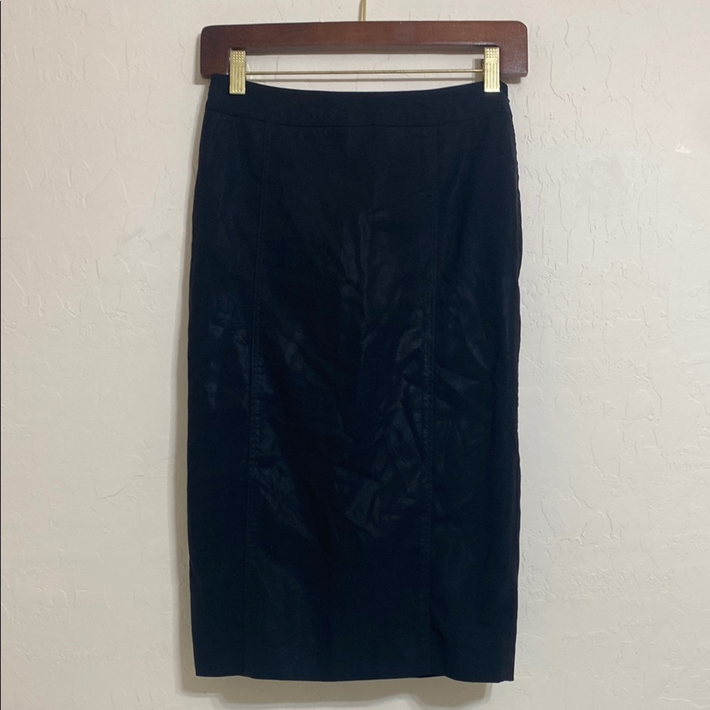 Burberry Black Midi Pencil Skirt for Work